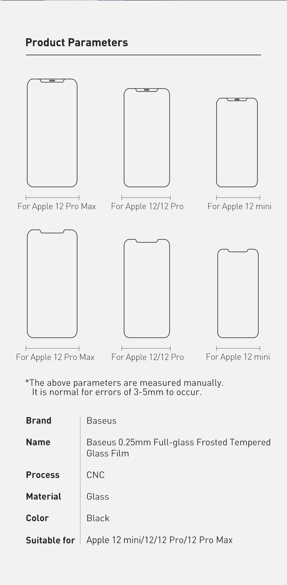 Baseus-2PCS-for-iPhone-12-Pro--12-Mini--12--12-Pro-Max-Front-Film-Matte-Anti-Scratch-Non-Fingerprint-1767114-13